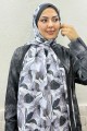 Desenli Bambu Şal 038G